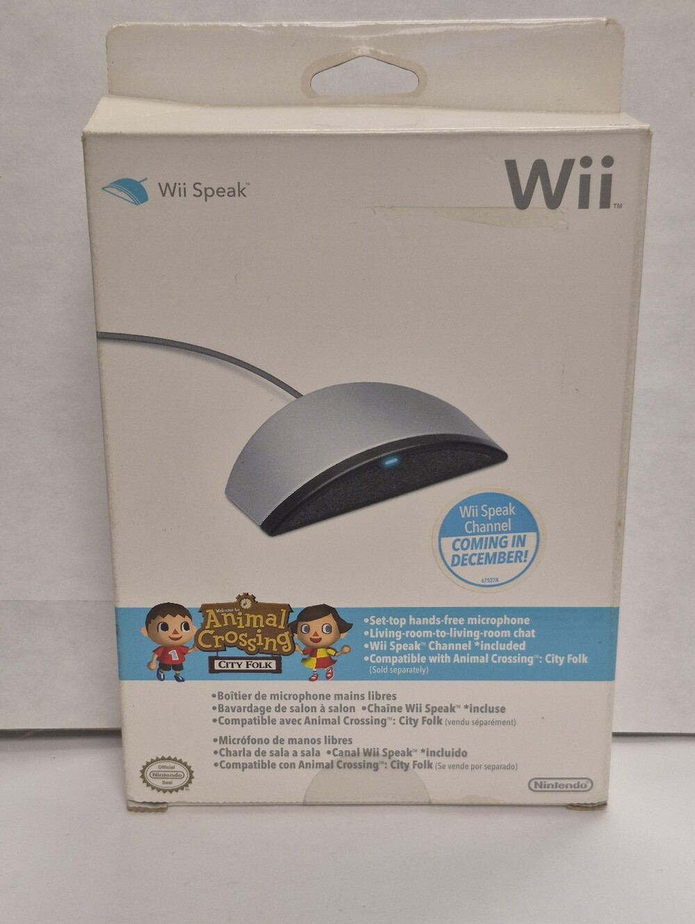 Nintendo Wii Speak Microphone - Brand New - Factory Sealed!